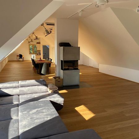 Salzburg-Loft Im Stadtteil Leopoldskron-Moos 120Qm Mit Balkon & Untersbergblick Bagian luar foto